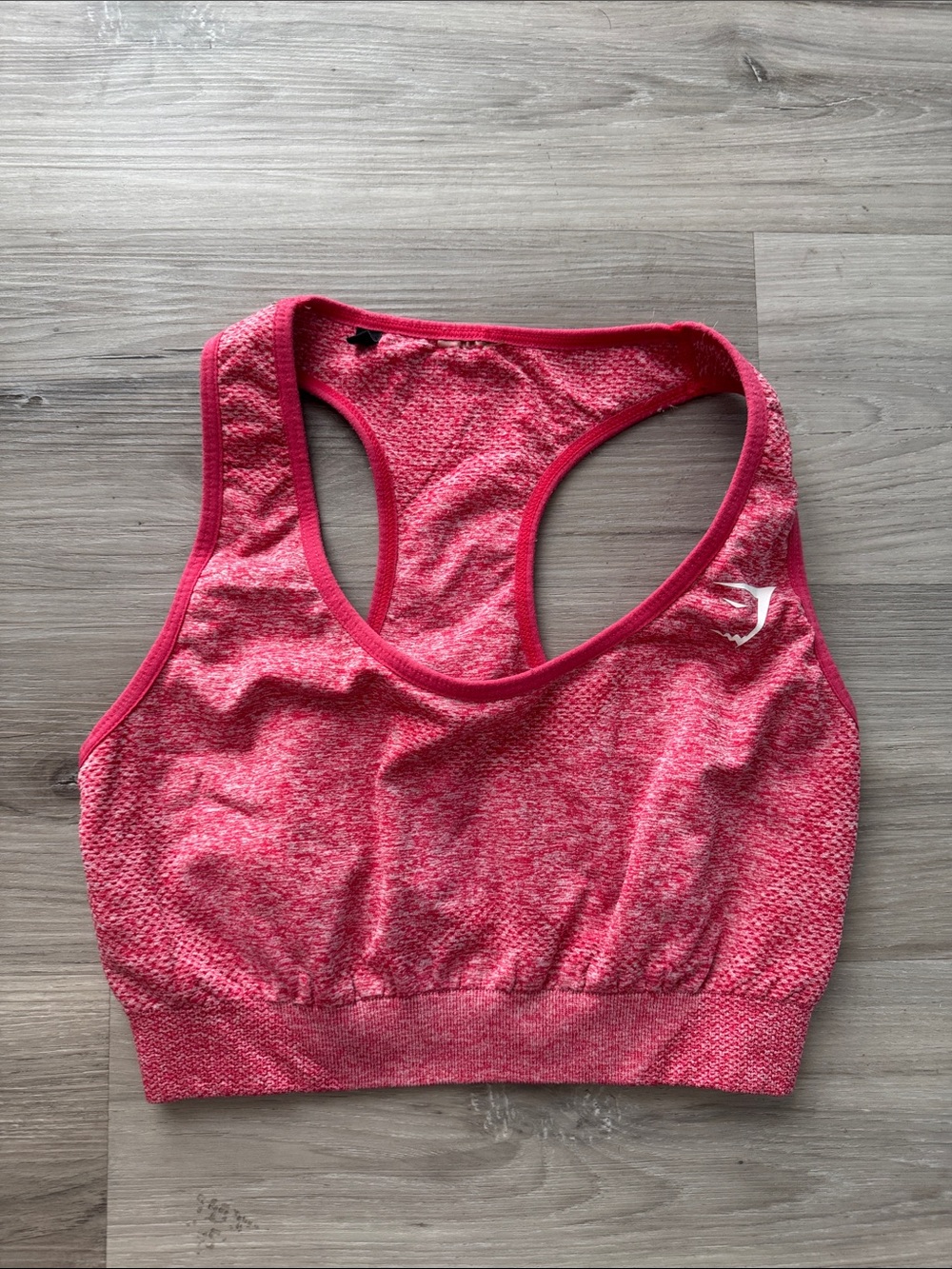 Gymshark Pink Seamless Racerback Sports Bra